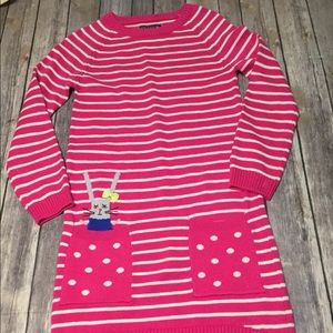 Joules sweater dress. Girls 9/10 bunny. Easter